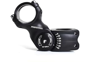 ENGWE MTB Potence réglable pour VTT 25,4 mm 31,8 mm, ± 60 degrés en Alliage d'aluminium, Potence de Guidon Courte pour VTT, vélo de Route, BMX, Cyclisme