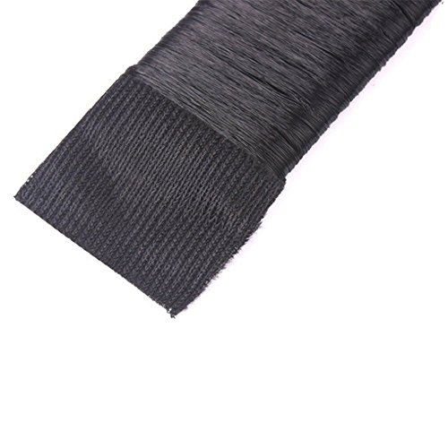 Dutt,Travelmall Fashion Haar Styling Tool Donut Haar Bun Maker,Werkzeug Brautfrisur(2stücke schwarz) - 6