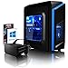Produktbild VIBOX VR Gaming PC - Killstreak VGR380-34 + Oculus Rift VR Bündel - 3,7GHz AMD Ryzen Quad-Core CPU, GTX 1080, VR Ready, Desktop Gamer Computer mit 2 Spielgutscheine (Inklusive 3x Kostenlose Spiele), Windows 10, Blau Innenbeleuchtung und lebenslange Garantie* (AMD Ryzen 3-1300X Quad 4-Core Prozessor CPU, Nvidia GeForce GTX 1080 8GB Grafikkarte, 32GB DDR4 2133MHz RAM, superschnelle 240GB SSD, 1TB (1000GB) SATA III HDD 7200rpm Festplatte, 700W 80+ PSU, F3 Blau Gehäuse, Asus AM4 Mainboard)