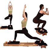 Kochler Profesyonel Reformer Pilates Aleti &ndash; Ahşap G&ouml;vde, Ayarlanabilir Yaylı Sistem