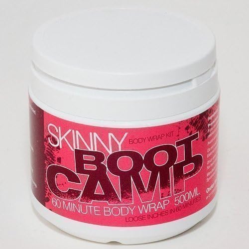 SKINNY BOOT CAMP BODY WRAP REFILL CLAY POT 500ML FOR WEIGHT AND INCH LOSS - SELF SLIM CLAY - LOSE INCHES CONTOUR WRAPS
