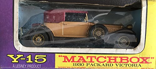 Vintage 1969 Matchbox Models Of Yesteryear 1-46 Scale Diecast Replica Y-15 1930 Packard Victoria Car In The Original Box - Shop Stock Room Find