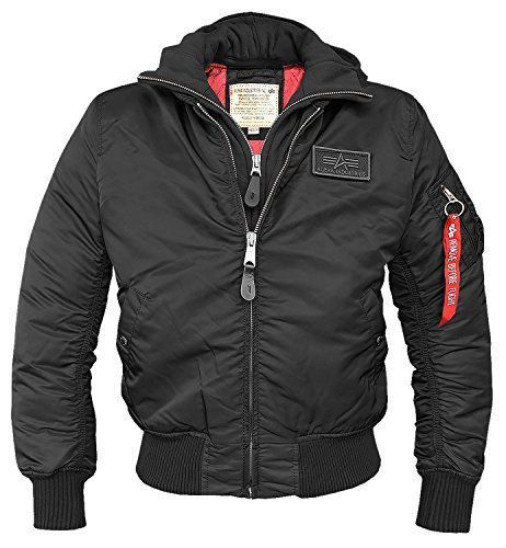 Alpha Industries D-Tec mA - 1 - Cazadora negro / negro XL 