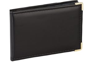 Kenro Mini Album Photo Aspect Cuir pour 36 Photos avec des Photographies de Paysage aux Coins dorés, série Carlton - APL150 (Noir, 10 x 15 cm)