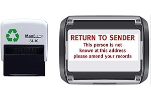 TRODAT Return to Sender Stamp – Self Inking Red Ink - 24 x 7mm