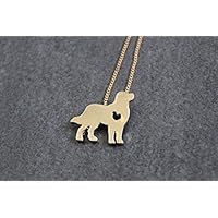 Kette Golden Retriever mit Name gold