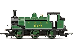 Hornby Steam Train - R30378 RailRoad LNER, Class J83, 0-6-0T, 8474 - Era 3 00 Gauge Locomotives for Train Set, Engine Models for Adults - 1:76 Scale Model Gift, Green