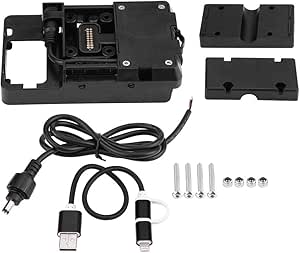 Drgger Motorrad-Handyhalter - 1 PC Motorrad USB-Ladegerät Handyhalter Standhalterung für BMW R1200GS LC &amp; Adventure 2014-2017.