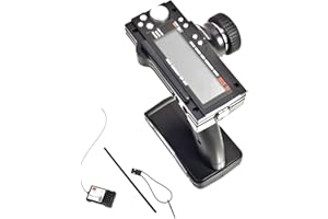 DollaTek Trasmettitore di controllo radio FS-GT3B 3CH RC System 2.4G con ricevitore FS-GR3E per RC Car Boat