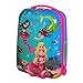 Produktbild Karry Kinder Koffer Kinderkoffer Reisetrolley Reisekoffer Trolley Hartschalen Handgepäck Bordgepäck Handgepäckkoffer Mädchen LED Skater Rollen Meerjungfrau