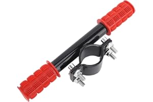 JOPWKUIN Guidon de trottinette électrique pour enfants, barre de poignée de trottinette pour enfants facile à installer et à enlever 2 couleurs pour scooter électrique M365Mijia(rouge)