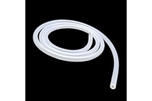 Silikonschlauch, iMeistek Lebensmittelechter flexibler Silikonschlauch, 8mm ID x 10mm OD, Länge 1,5 Meter, Wasser-Luft-SchlauchSchlauchrohr, für Pumpentransfer