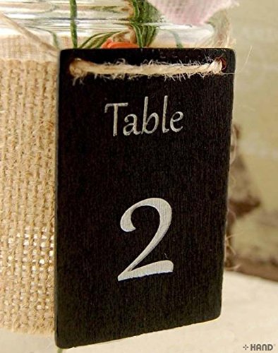 Mini-Kreidetafel-Schilder, Kunststoff, 7 x 10 cm, 15 Stück - 3