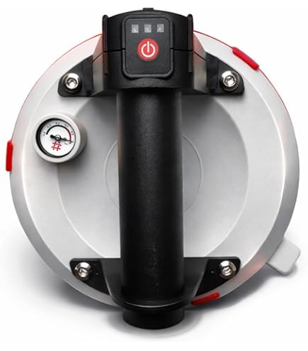 Provaq LC150PRO Automatische Zuignap Met Digitaal Display  Tot 150kg Vacuuembewaking Ingebouwde Li Ion Accu Luxe Draagkoffer 630328471