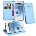 Produktbild Samsung Galaxy GRAND 2 Hülle in BLAU von Cadorabo - Handyhülle mit Kartenfach und Standfunktion für Galaxy GRAND 2 Case Cover Schutzhülle Etui Tasche Book Klapp Style in PASTEL BLAU