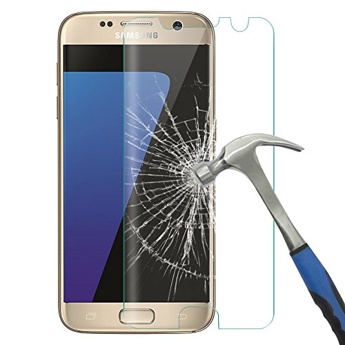 Samsung Galaxy S7 Edge Panzerglas Schutzfolie,(Nicht für Samsung Galaxy S7) BtDuck HD Ultra Klar Transparent 9H Härtegrad [Kratzfest][Hohe Transparenz] [Fingerabdruck-frei][Blasenfrei] [Anti- Fingerabdrücke] Vollständige Abdeckung Panzerglasfolie folie Displayschutzfolie Hartglas Gehärtetem Glas DisplayPanzerglas Schutzfolie Displayschutz für Samsung Galaxy S7 Edge - 1 Stück