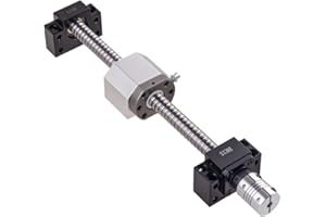 ONLISUM SFU1605-400mm Ballscrew Kit,Anti-Backlash Ball Screw with Ballscrew Nut Housing and End Supports BK/BF12 + Coupler,High Precision Part for CNC Machine