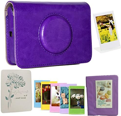 TaiYaun Combination 5 in 1 Camera Bag for Polaroid Snap Touch Camera Snap Instant Print Digital Camera Protective Camera Case (PU Leather )