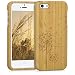 Produktbild kwmobile Hülle für Apple iPhone SE/5/5S - Bambusholz Case Handy Schutzhülle - Hardcase Cover Pusteblume Design Hellbraun