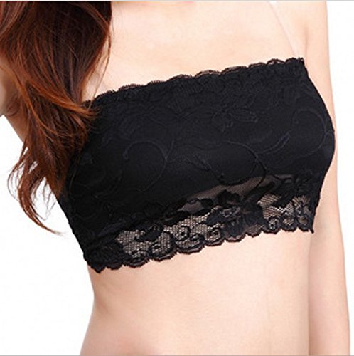 Yeah67886-Vogue-Women-Lady-Seamless-Lace-Boob-Bra-Tube-Bandeau-Top