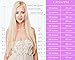 S-noilite® Stylish 17 Inches (43cm) Curly 3/4 Full Head One Piece 5 Clips Clip in Hair Extension Extensions 10 Colors (Medium Brown)