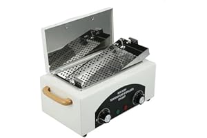 GZIZTX High-Temperature Metal Tool Cleaning Box with Timer, Autoclave Sterilizer Dry Heat Sterilizer with Timer, Salon Barber Equipment for Tattoo Beauty Salon Hair and Nail(CH-360T)