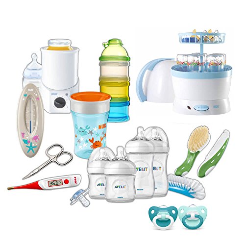 Preisvergleich Produktbild Vielfältiges Babypflege Set Erstausstattung Unisex 10 Teile