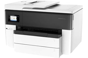 ‎HP HP OfficeJet Pro 7740 A3-Multifunktionsdrucker (DIN A3, Drucker, Scanner, Kopierer, Fax, WLAN, Duplex, HP ePrint, Apple Airprint, USB, 4800 x 1200 dpi), 500 Blatt Papierfach, Schwarz / Weiß