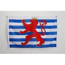 Drapeau Lorraine 45x30 Cm - Pavillon Nautique En Maille Bloquée - Pour Bateau Et Extérieur - Anneaux Plastiques Intégrés