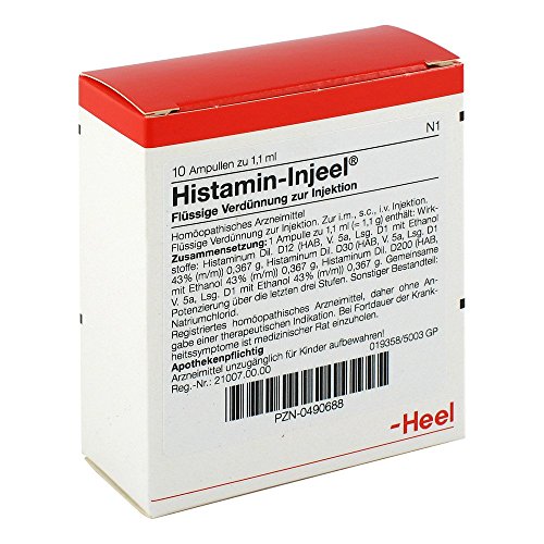 Histamin Injeel Ampullen 10 stk
