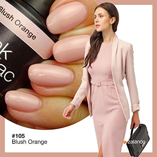 Pink Gellac Gel-Nagellack, Farbe 105 Blush Orange (orange), UV-/LED-härtend, 15 ml