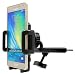 Produktbild Mobilefox 360° CD Schlitz KFZ Handy Halterung für Samsung Galaxy J1/J3/J5/J7/Duos Schwarz - Auto Schacht Halter