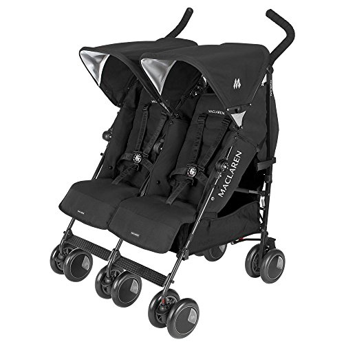 Maclaren Twin Techno Raincover (Black)