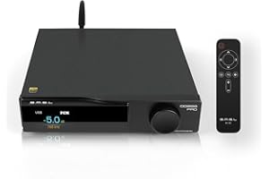 AOSHIDA SMSL DO200 Pro Balanced MQA DAC: 12x CS43131XMOS XU316 PCM768kHz DSD256 DAC, USB/Opt/Coax/Bluetooth5.1/HDMI ARC vers RCA/XLR Sortie Convertisseur, HiFi Audio Preamp DAC pour PS5/PC/HDTV/Lecteur CD