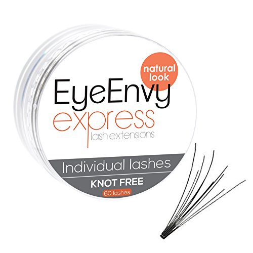 EyeEnvy Express Natural Knot Free Individual Eyelashes Flare Cluster Lashes (10mm)
