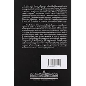 Problemas de programación lineal (Monografía)