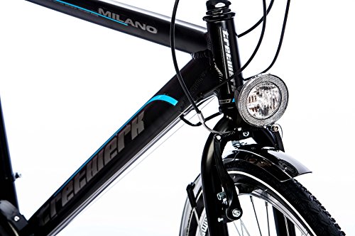 TRETWERK Trekkingrad Herren Milano, 28 Zoll, 21 Gang, Felgenbremsen 71,12 cm (28 Zoll) - 3