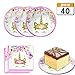 Price comparison product image YANGTE Unicorn Plates and Napkins Unicorn Party Supplies Set Perfect for Children's Unicorn Birthday Party Wedding Party Baby Shower-Set 20