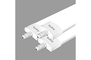 ‎BULING buling 3er LED Feuchtraumleuchte 60cm 18W, LED Röhre Reihenschaltung Werkstattlampe Neutralweiß 4000K, IP66 Bürodeckenleuchte für Garage Lager Feuchtraum Büro Keller