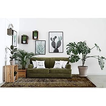 Koton Bahia Milan Tapis De Salon Gris Noir 200 X 290 Cm