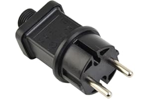 EASYBYMALL 4.5V LED Netzteil, IP44 Weihnachtslichter Adapter, 3.6W Transformator Niederspannungs-LED-Adapter Treiberersatz für Weihnachtslicht, Lichterkette, Projektoren, Fest Licht Dekoration Licht Stecker