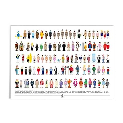 La Majorette à Moustache Affiche - Vestiaire Des célèbres Films Comiques - 50x70