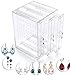 Produktbild 216 Löcher Schmuckständer Ohrringhalter Schmuckhalter für Ohrringe Ketten Armband Schmuck Schmuckkasten Damen Aufbewahrungsbox Aufbewahrung Kettenständer Ohrringständer (Stil 2)