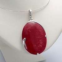 Valentinstag geschenk Frau-Anhänger 925 Silber K-Frau-Nacre-White-Spirale Blume -Dimension 32mm Durchmesser