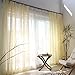 Produktbild GUOCAIRONG® Tüll Vorhänge Natürliche Nostalgische Leinen Tüll Vorhänge Flachs Material Draht Netting Gaze Wohnzimmer Balkon Fenster Schatten Home Vorhänge 1 Stk , yellow , 2*2.7m