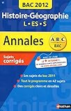 Image de ANNALES BAC 2012 HIS/GEO TERM