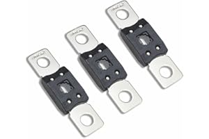 Kofelec Fusibile Mega ad alta corrente, ANM 250A Amp, fino a 58V DC, da utilizzare per autocarri, autobus o sistemi audio, confezione da 3 (250A)