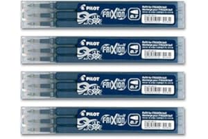 PILOT PEN Pilot FriXion Ball Tintenroller 0,7 Ersatzminen Nachfüllminen (12er Set, Blauschwarz)