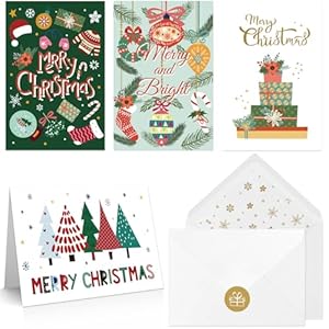 JAGERGREEN 40 Tarjetas Navidad con