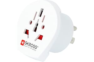 SKROSS | 1.500221-E | World to US | wtyczka podróżna - świat do USA - adapter podróżny do stosowania urządzeń międzynarodowych w USA/Kanadzie/Karaibach
